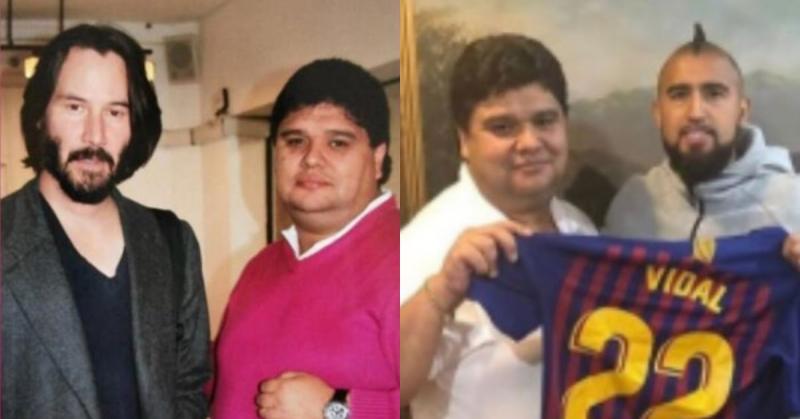 Wilson Verdugo Díaz junto a Keane Reeves y Arturo Vidal