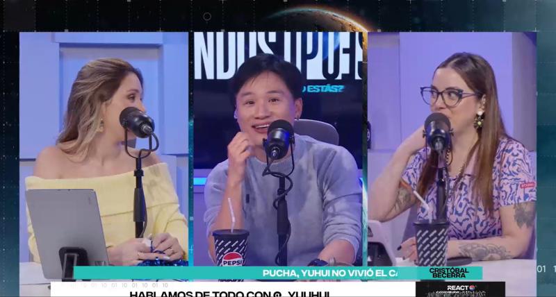 Yuhui Lee en el react de Mundos Opuestos
