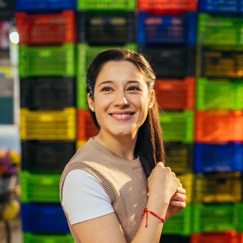 Fernanda Salazar con su último personaje "Betsabe Galdames"