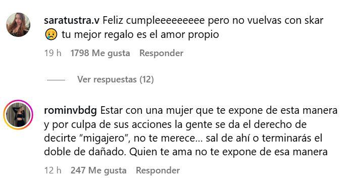 Comentarios Instagram