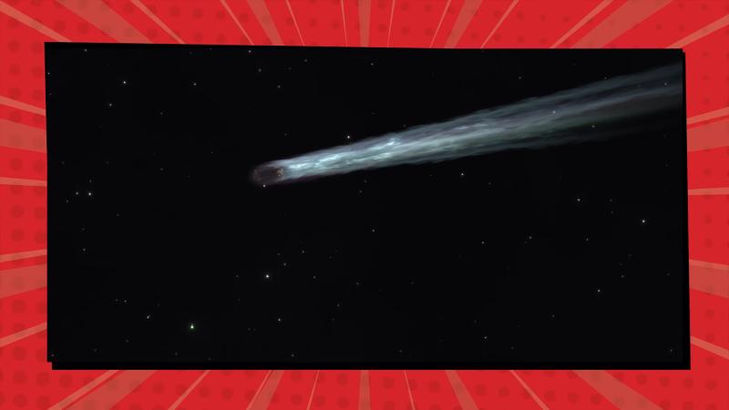 Imagen de cometa. Créditos: YouTube Media UC