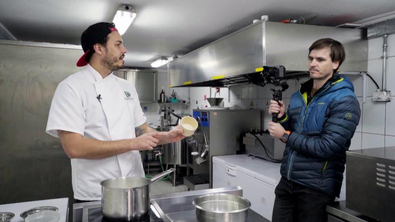 Vladimir Dubovik, cofundador de Dubovik Gelato en La Aventura de Emprender. Créditos: 13C