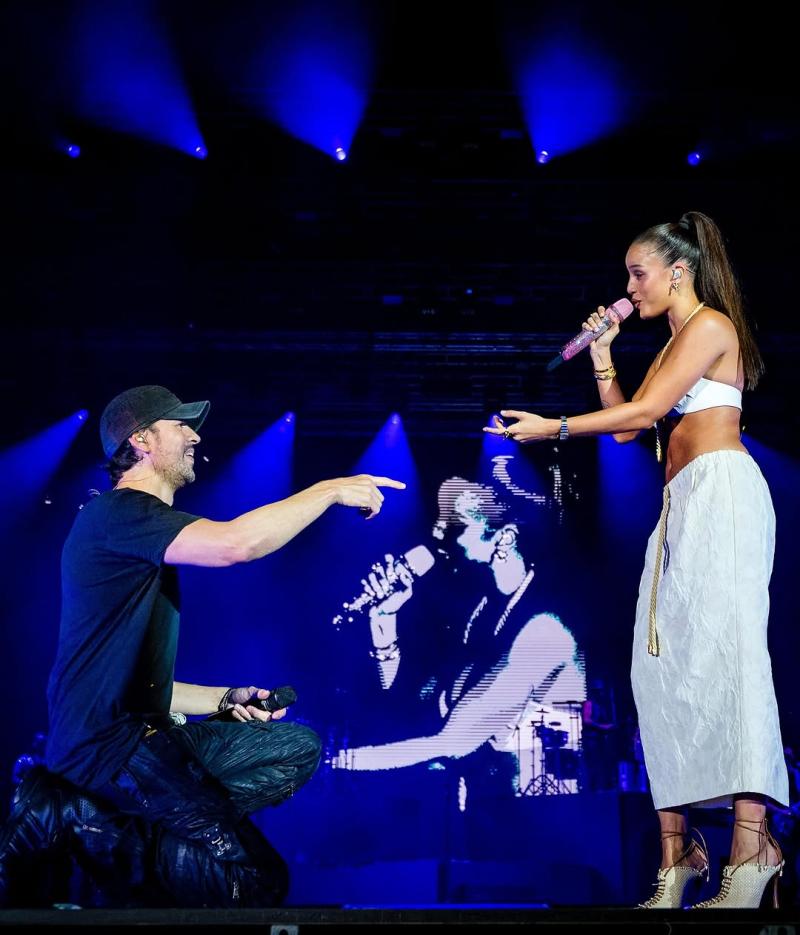 Enrique Iglesias y Emilia Mernes - Instagram