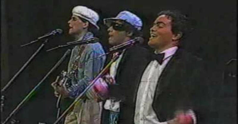 Nicolás y Fernando Larraín con Felipe Izquierdo