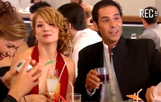 Juan Falcón y Mane Swett durante la teleserie "Brujas"