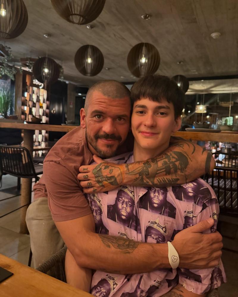Juan Pedro y su hijo Guillermo - Instagram