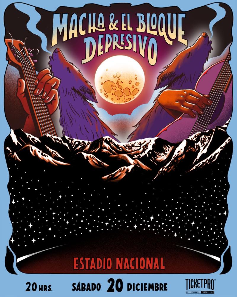 Macha y El Bloque Depresivo anuncian su primer concierto en el Estadio Nacional.