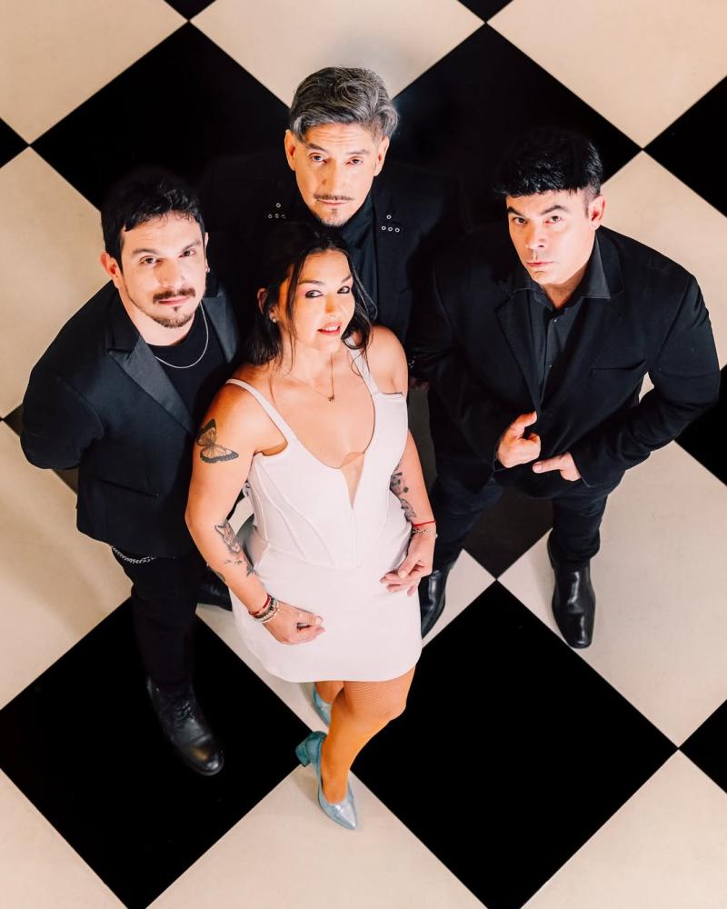 Banda chilena Saiko. Créditos: Instagram @saikomusica