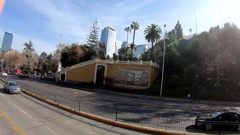 Cerro Santa Lucía visto en City Tour. Créditos: 13C