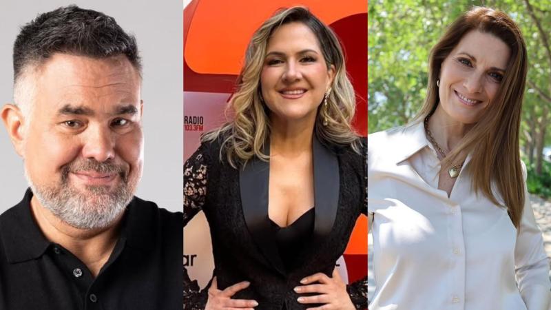 Michelle Adam, Gianfranco Marcone y Carolina Infante en los Premios Cordillera 2025