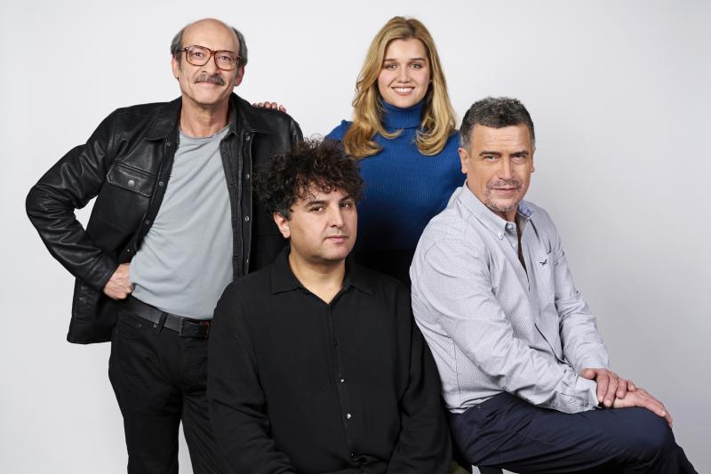 Elenco de obra "Un interrogatorio". Créditos: Teatro Zoco