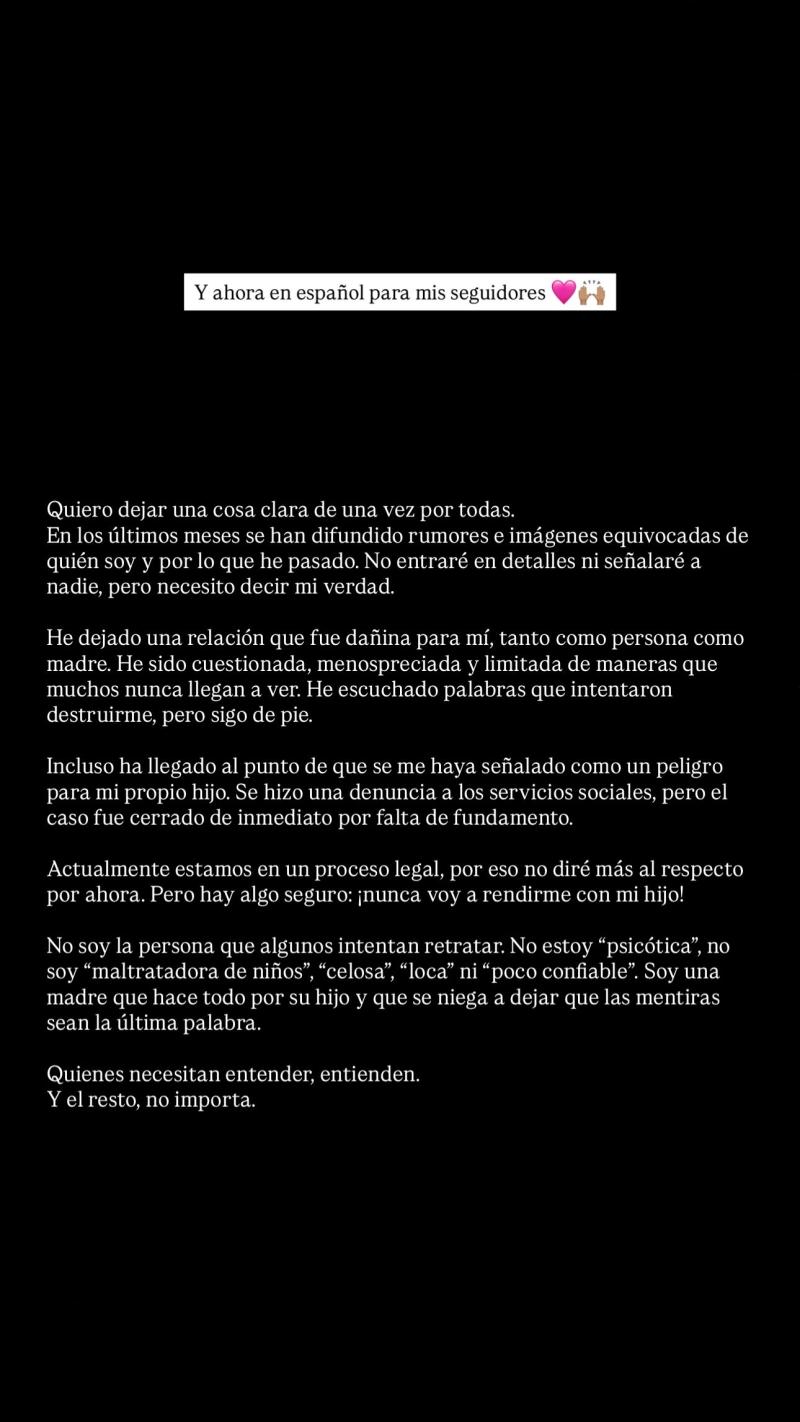 Historia de Steffi Méndez | Instagram