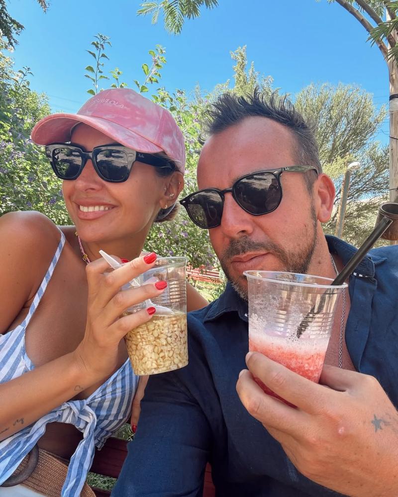 Francisco Kaminski junto a Camila Andrade - Instagram