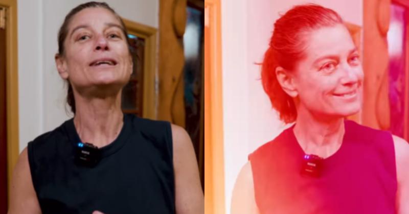 El presente de Andrea Freund / Créditos: Instagram @centrodeyogaaroha