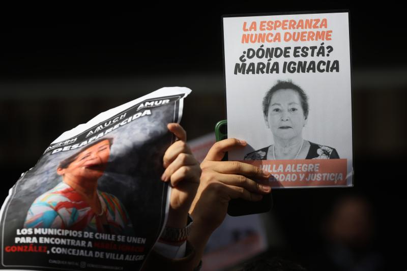 Marcha por la concejala desparecida en Villa Alegre - Aton.