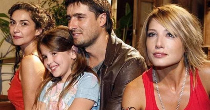 Belén Soto y los protagonistas de Papi Ricky