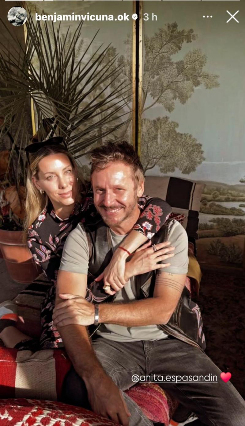 Anita Espasandín y Benjamín Vicuña