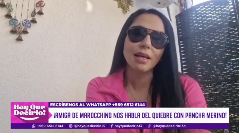 Amiga de Andrea Marocchino lapida a Pancha Merino.