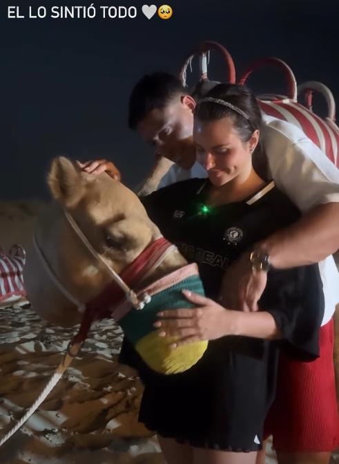 Emilia Dides junto a Sammis Reyes durante sus vacaciones - Instagram