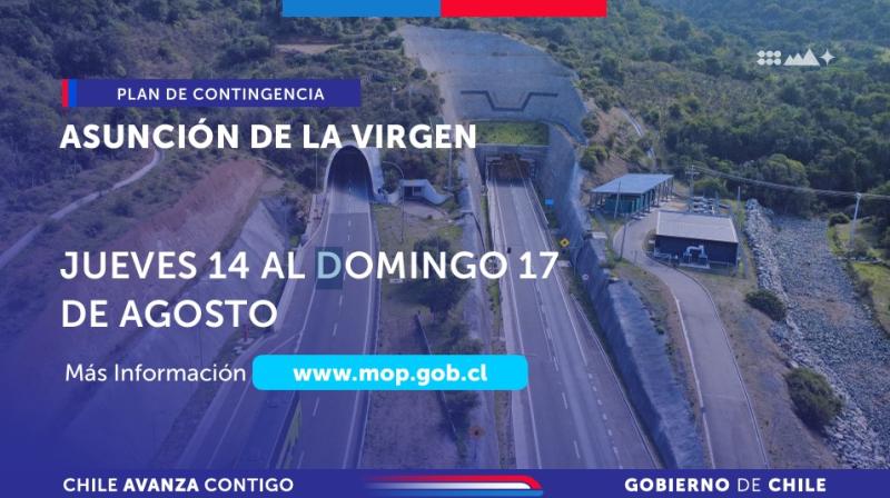 Las medidas del MOP para este fin de semana largo