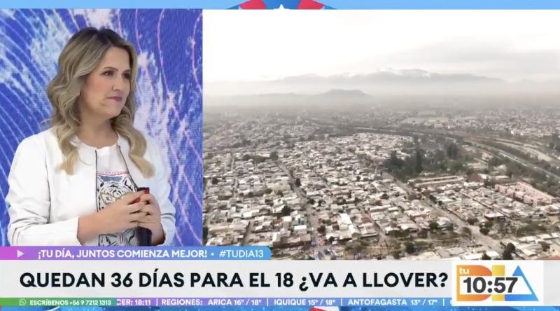 Michelle Adam anticipa el tiempo para el 18.