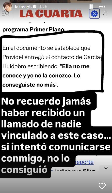 Historia Fran García-Huidobro | Instagram