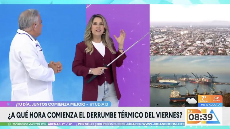 Michelle Adam anuncia lluvias para la capital.