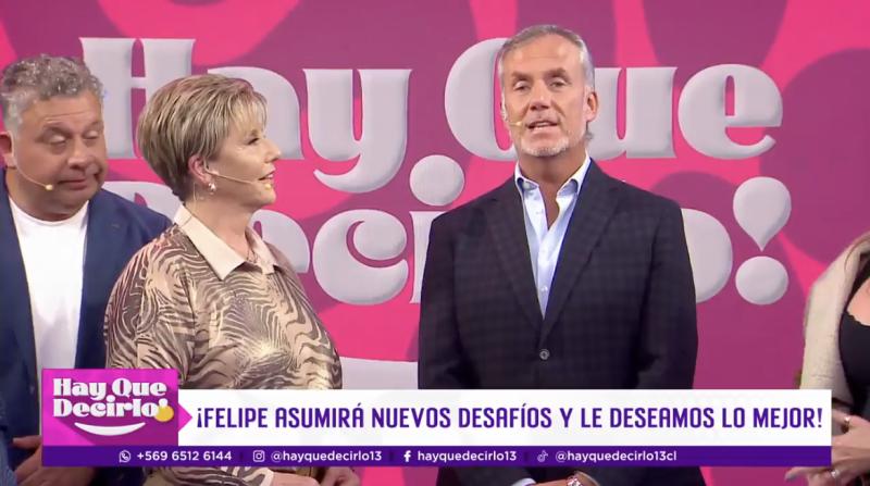 Felipe Vidal abandona ¡Hay que decirlo!.