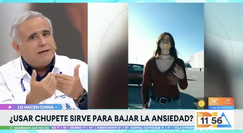 Doctor Ugarte explica los contra de usar chupete siendo adulto.
