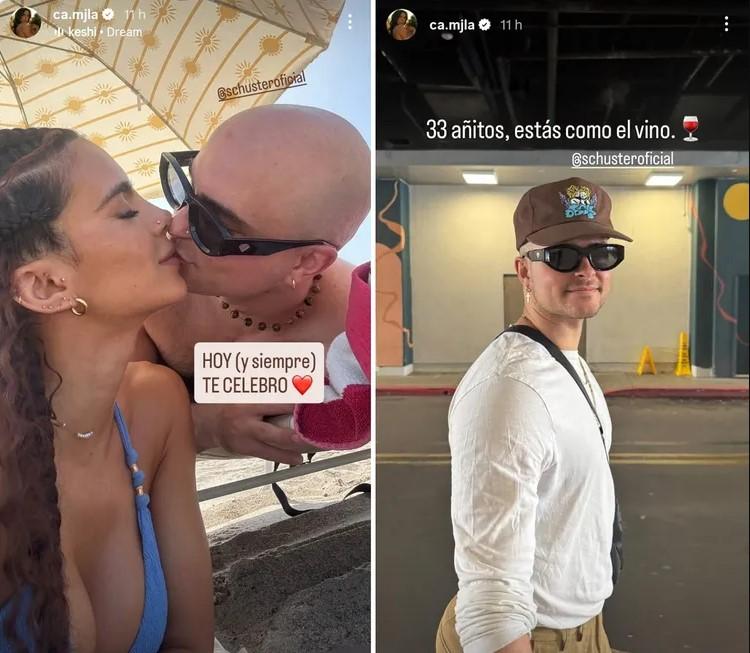 Camila Sepúlveda le dedicó emotivo mensaje de cumpleaños a Augusto Schuster