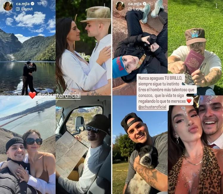 Camila Sepúlveda le dedicó emotivo mensaje de cumpleaños a Augusto Schuster