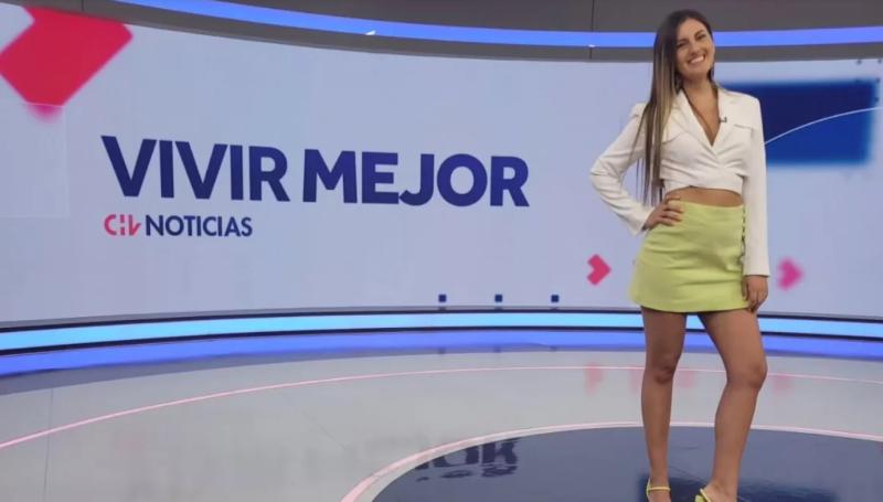 María Paz Arancibia en Chilevisión Noticias | Instagram