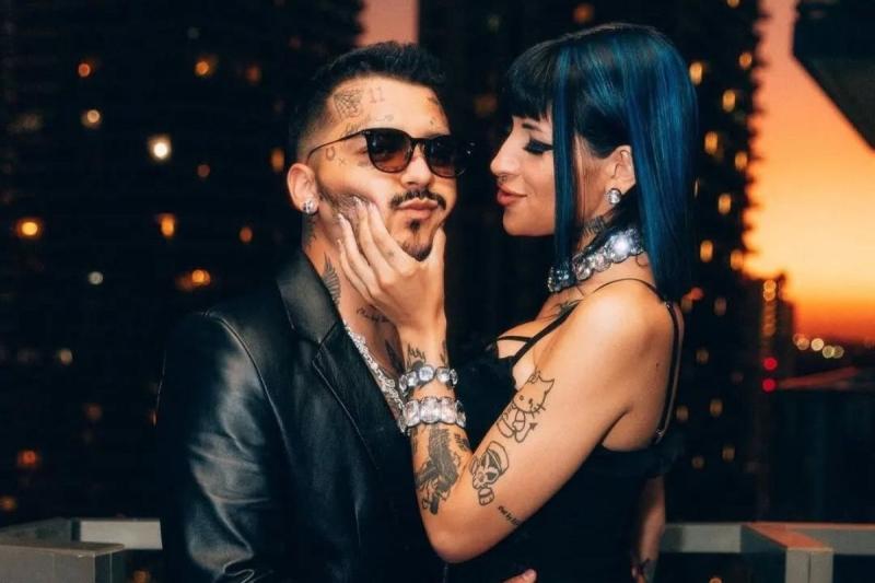 Christian Nodal y Cazzu - Instagram