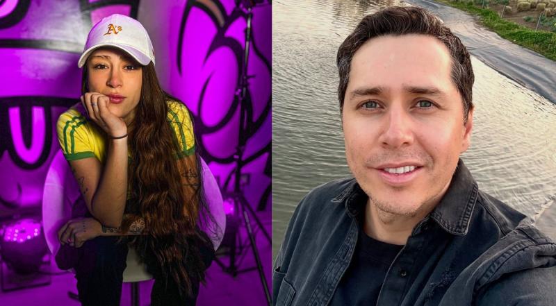 Dj Isi Glock y Karol Lucero