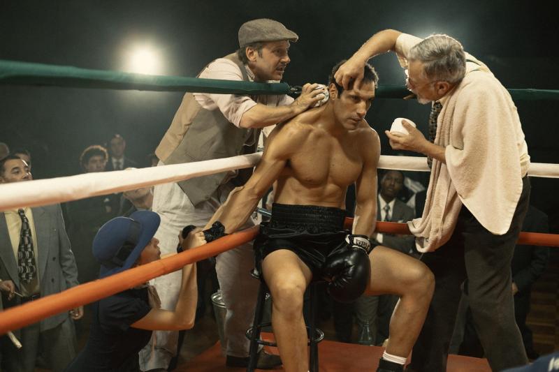 Benjamín Vicuña y Marko Zaror en "El rey del ring". Créditos: Cactus Medios.