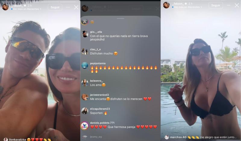 Faloon Larraguibel y Rai en vacaciones y comentarios - Instagram