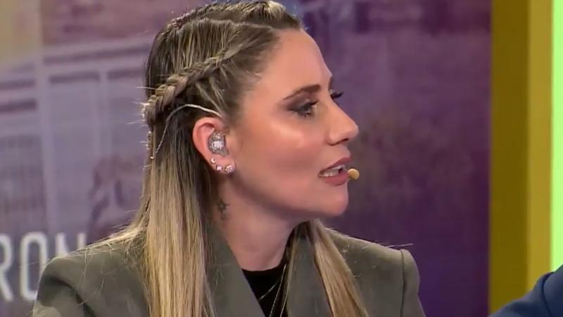 Gissella Gallardo hablando sobre Coté López