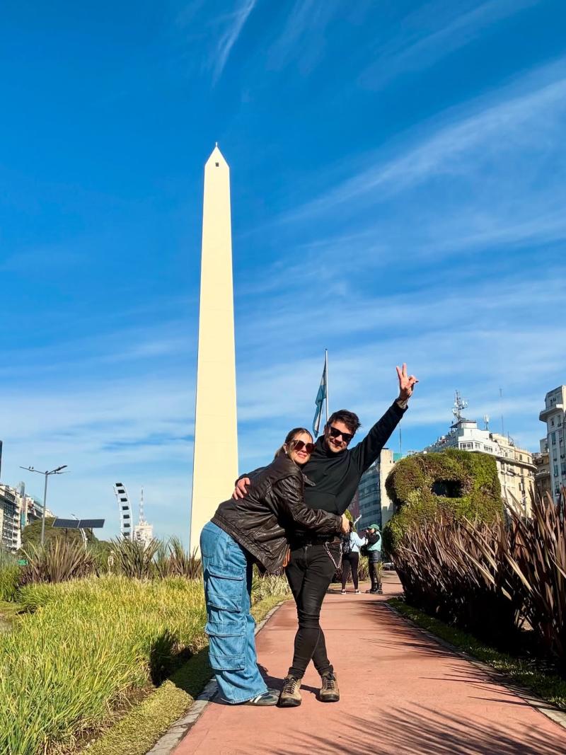 Laura Prieto y su pareja | Instagram