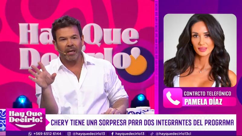 Pamela Díaz y Nacho Gutiérrez en "¡Hay que decirlo!"