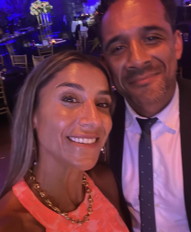 Karina Ugarte y Jean Beausejour.