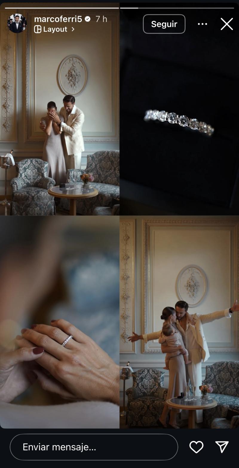 Marco Ferri, ex de Aylén Milla - Instagram.