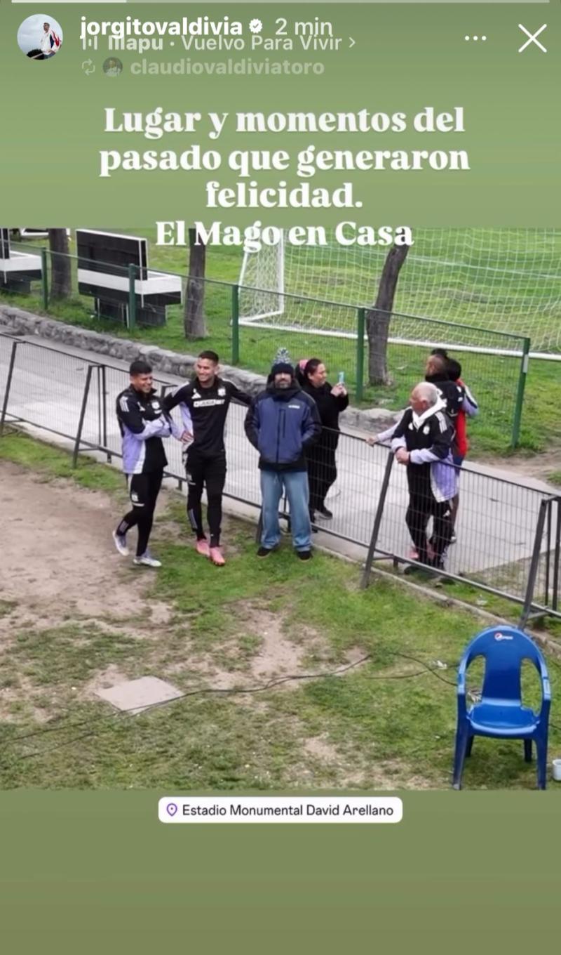 Jorge Valdivia reaparece