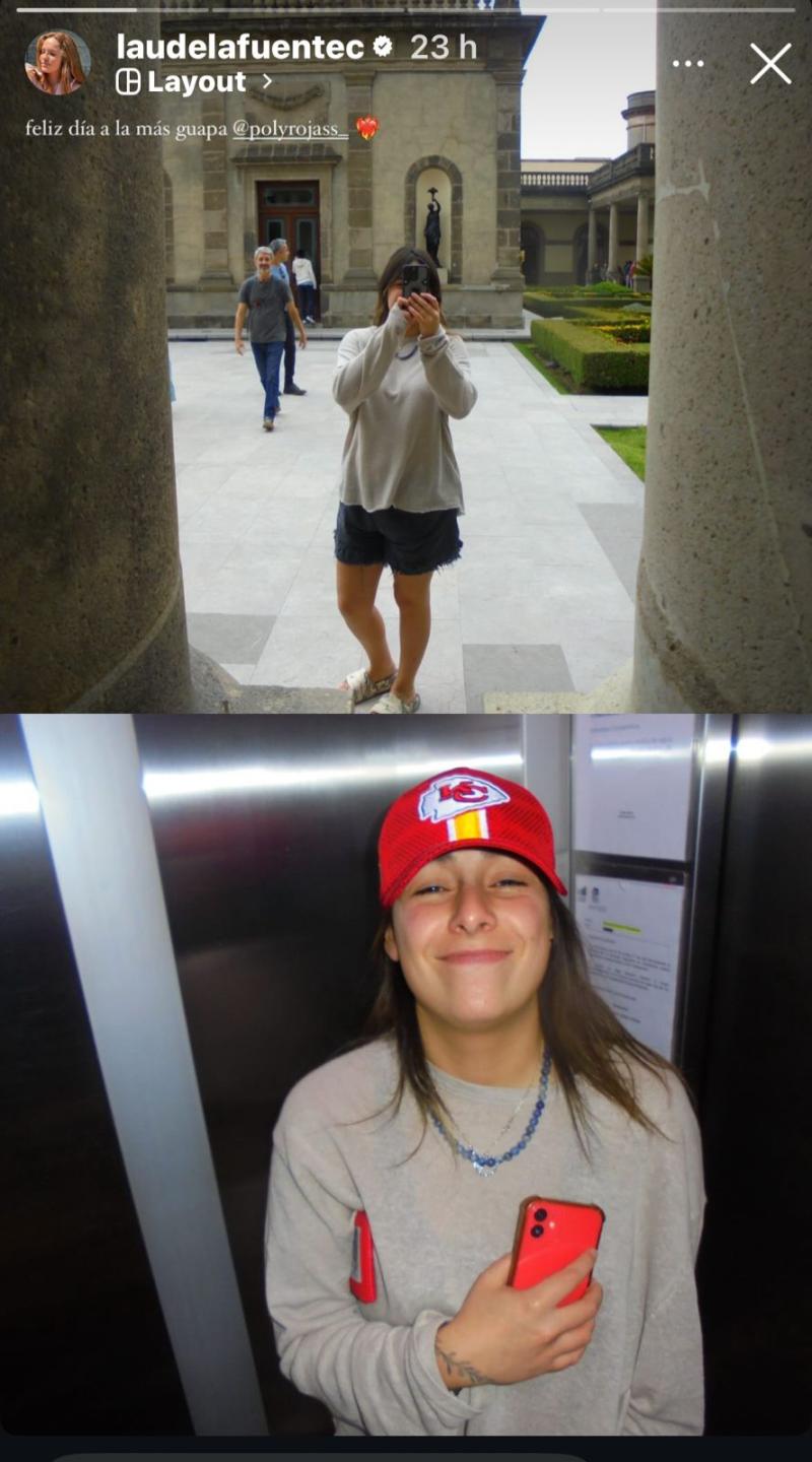 Laura de la Fuente y su pareja - Créditos: Instagram