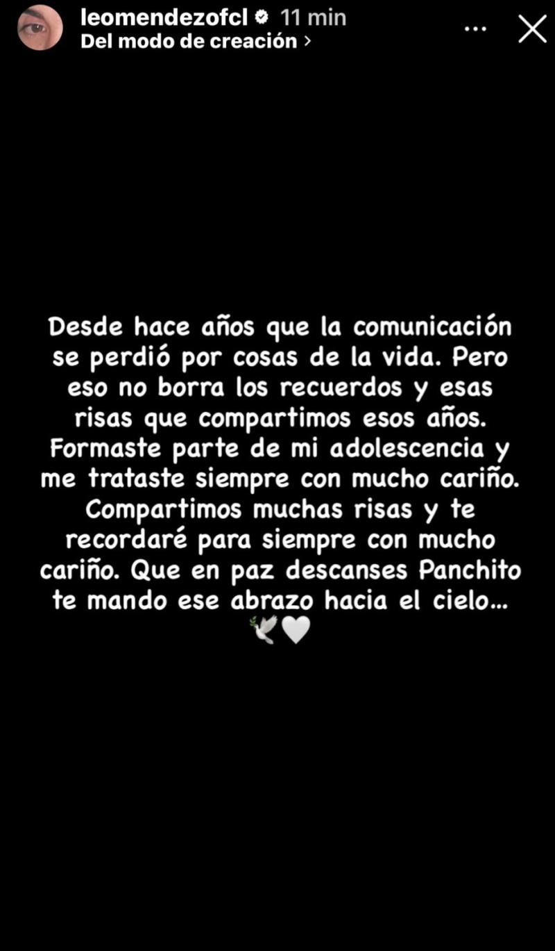 Leo y Steffi Méndez, hijos de DJ Méndez, se despiden de Pancho de "Los Méndez"