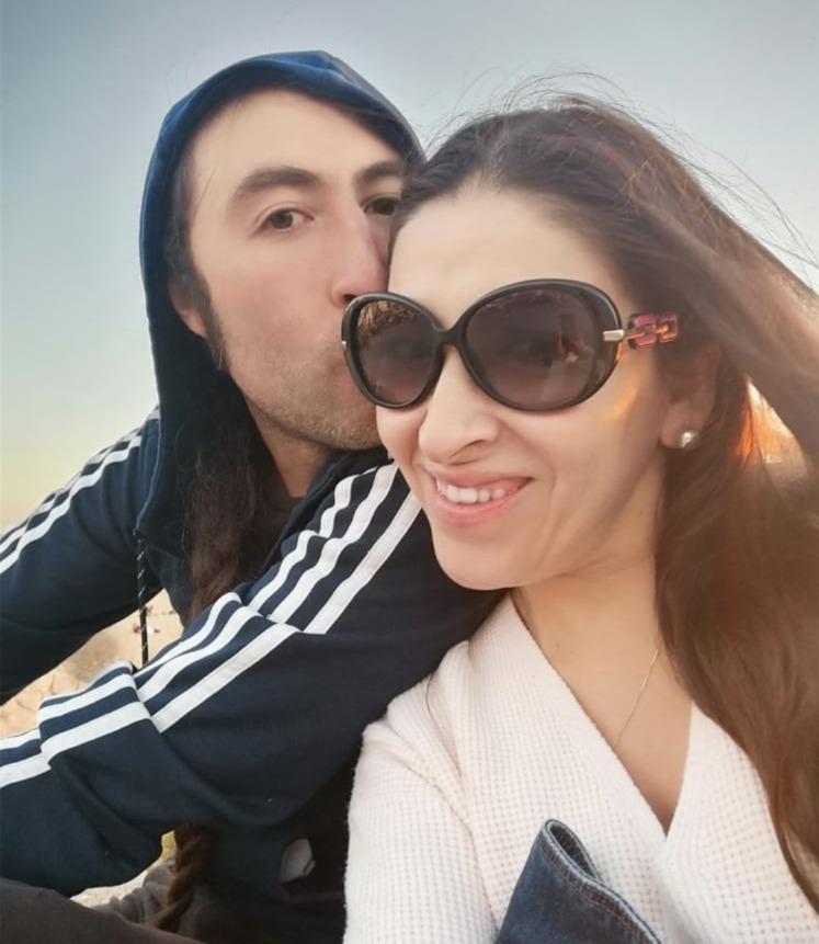 Mario Ortega y su pareja Marly