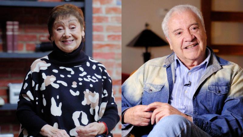 José Alfredo Fuentes y Gloria Benavides en el documental "Avivando la Nueva Ola"