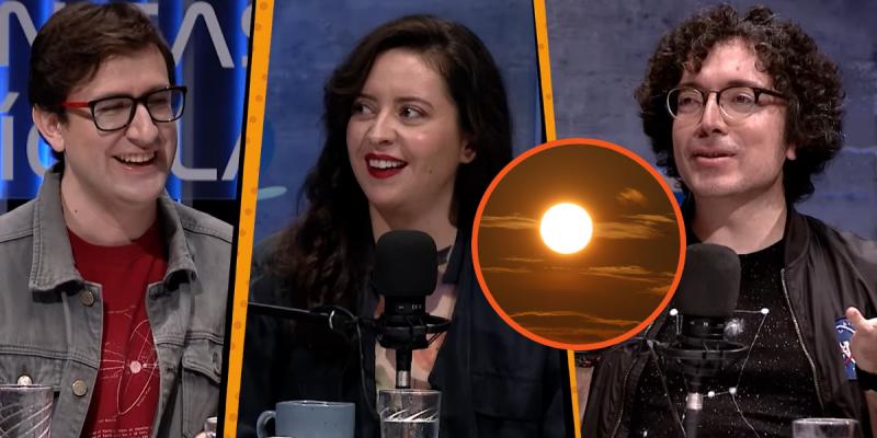 José Utreras, Paloma Salas y Robbie Barrera hablan de el Sol en Crónicas Terrícolas. Créditos: Media UC.