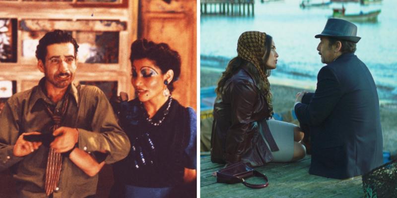 Boris Quercia y Rosa Ramírez en “La Negra Ester”, Créditos de Archivo Fortín Mapocho / Carmen Gloria Bresky y Daniel Muñoz en "Me rompiste el corazón", créditos de Cactus Media.