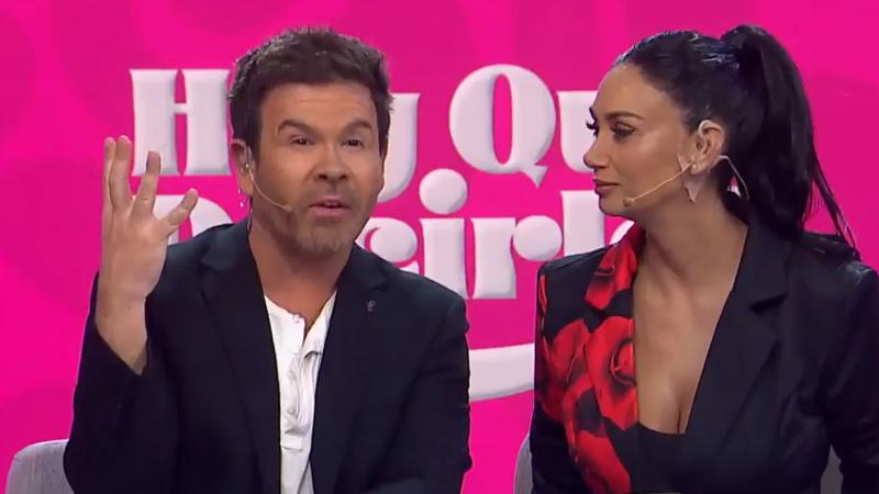 Pamela Díaz y Nacho Gutiérrez en "¡Hay que decirlo!"