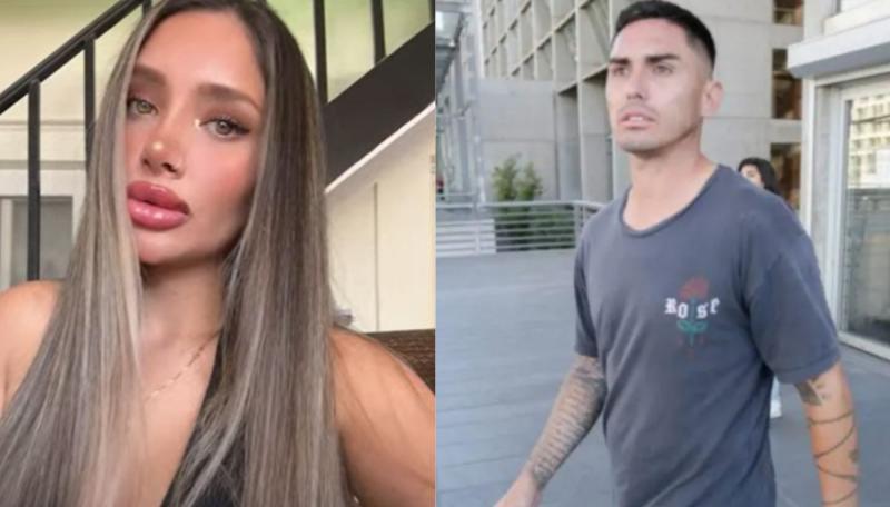 Jean Paul Pineda y su pareja, Valentina Castro Berríos